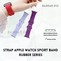 Strap Apple Watch Sport Band Rubber Series 38mm 40mm 41mm 42mm 44mm 45