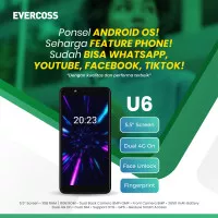 Evercoss U6 1/8GB 5.5" - Garansi Resmi