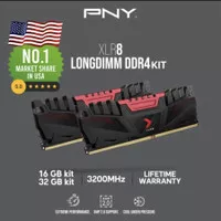 RAM PNY XLR8 32 GB DDR4 PC-25600 (3200Mhz) Kit Dual Channel