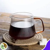 Coffee Server Gelas Tampung Kopi Manual Brew Material Kaca Borosilikat