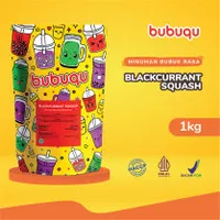 Blackcurrant Powder Drink Bubuqu 1 Kg - Minuman Bubuk Anggur Hitam