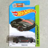 HOT WHEELS HOTWHEELS FERRARI 599XX HW WORKSHOP BLACK HITAM