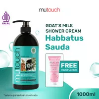 Mutouch Goat`s Milk Shower Cream with Habbatus 1000ml FREE Camellia