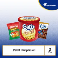 Paket 4B Hampers Parcel Lebaran / Snack & Wafer Roll By Garudafood