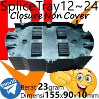 Splice Tray FO 12/24 Core Cassette/Kaset Fiber Optic OTB/Joint Closure