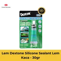 Lem Kaca Dextone Silicone Sealant 30gr - Lem Aquarium Bening/Clear