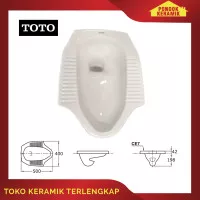 Closet / Kloset Jongkok TOTO Toilet Squat CE7 / CE 7 - White / Putih