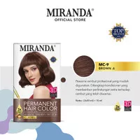 Miranda Hair Color Premium Semir Cat Pewarna Rambut Miranda MC 9 Brown