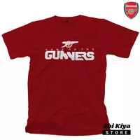 Kaos Bola Arsenal Distro Pria Dewasa Come On You Gunners Meriam London