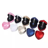 Kotak Cincin Lampu LED Model Love Bentuk Hati Kotak Cincin Lamaran