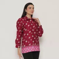 Blouse Batik Jumputan, Katun, Chandani - Kencana Pajajaran