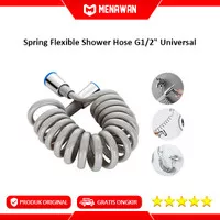 Spring Flexible Shower Hose Selang Shower Wastafel Toilet Ulir Spiral