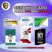 Jasa Cetak ID Card / Kartu Member / Kartu Nama Bahan PVC 2 Sisi Custom