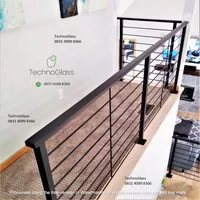 Railing Tangga Besi / Railing Balkon Besi / Custom Railing Besi