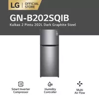 LEMARI ES LG 2 PINTU GN B202SQIB/LEMARI ES LG 202LITER / GNB 202 SQIB