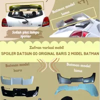 Spoiler plastik ABS Datsun Go Original Mentah