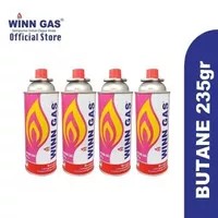 Tabung Gas Kaleng Portable Winn Gas Butane 235 Gram