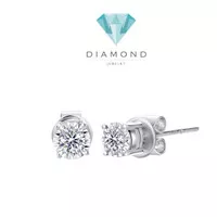 Esperanza illusion diamond earring 18 k Diamond Jewelry