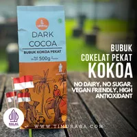 Bubuk Cokelat Asli Timurasa Dark Cocoa 125gr & 500gr 