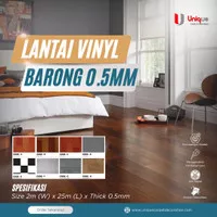 Vinyl Barong Motif Kayu tebal 0.5mm / Karpet Vinyl Roll Barong 0.5mm