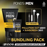 Buy 2 Get Headset Pond`s Men Sunscreen Gel UV Protect SPF35 PA+++ 30gr