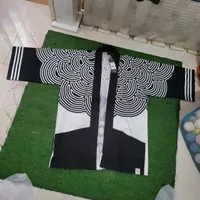 Adidas original male kimono Tokyo aeroready black white original bnwt