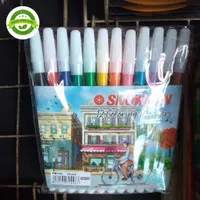 spidol snowman marker 12 colour 1 pack