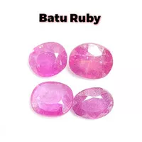 Batu Sunnah Ruby Pink Asli dari Iran