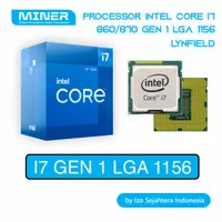 Processor Intel Core I7 860/870 Gen 1 LGA 1156 Lynnfield