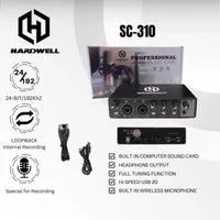 Hardwell SC-30 Souncard Usb Recording Audio Interface Original