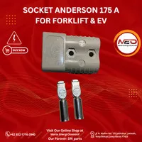 Socket Anderson 120A 175A Motor listrik Forklift Baterai