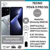 TECNO POVA 5 PRO 5G NFC 8/256 GARANSI RESMI TECNO INDONESIA 100%
