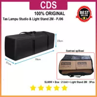 Tas Lampu Studio - Tas Paket Studio 80cm - PJ96 for Godox SL60W SK400
