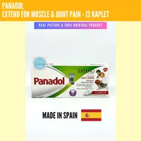 PANADOL EXTEND FOR MUSCLE & JOINT PAIN. Sakit Otot & Sendi 12 Kaplet