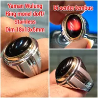 CINCIN BATU YAMAN WULUNG HABSYI RING MONEL DOF STAINLESS