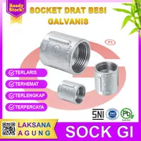 Sok drat dalam 1 inch Besi | Socket drat Sock Drat Galvanis