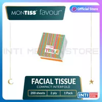 MONTISS - Facial Tissue POP UP 200s 2ply | Tisu Wajah Muka Compact