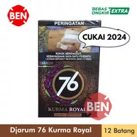 Rokok DJARUM 76 KURMA ROYAL 12 BATANG - Djarum Sigaret Kretek SKT Slop