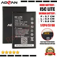Baterai Original Double Power ADVAN I5C Lite 5 inchi , i5C Duo
