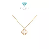 VOC sweet clover MOP necklace / bracelet 18 K gold Diamond Jewelry