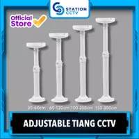 Adjustable Bracket Tiang Kamera CCTV Panjang 30cm - 60cm 