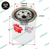 Sakura Fuel Filter Solar FC-1301 Hino Lohan, Ranger, Dyna 110 & 130PS