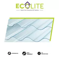 INSTANT! Fiber Gelombang 80 x 180 EcoLite / Plastik Atap