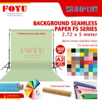 Background Backdrop Paper Kertas Polos Seamless Sunfor 2.72 x 5M FS II