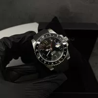 Jam Tangan Seiko Mod Arabic GMT NH34 Submarine Automatic Dial Dates 