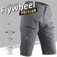 Celana Gunung Pendek Pria Outdoor Hikemore Flywheel Premium