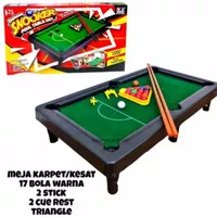 Mainan meja billiard snooker board game - Deluxe snooker pool table 