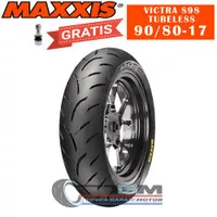 ban motor ring 17 90/80-17 maxxis victra tubeless 100% original