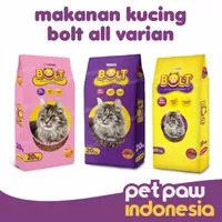Makanan Kucing Bolt Repack 1kg Cat Food Bolt Murah Tuna Cat Food