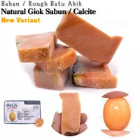 Bahan Rough Batu Akik Natural Giok Sabun Calcite